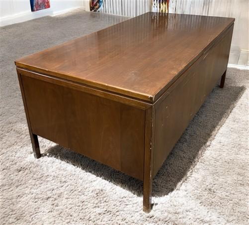 Desk - Home Office Desk, Vintage Executive Desk, Library Law Office Desk, Wood Desk by The Old Grainery (Executive desk, H...