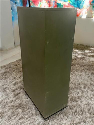 Shaw-Walker Filing Cabinet, Vintage Metal 4 Drawer Green File Cabinet Industrial