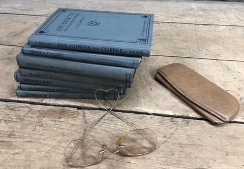 1895-1910 Heaths Modern Language Series French, 7 Antique Hardback French Texts