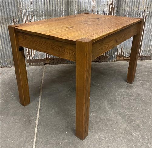 Writing desk - Arts & Crafts Mission Style Writing Desk, Vintage Oak Table with 1 Drawer by The Old Grainery (arts and cra...