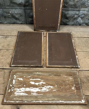Wood panels - 4 Wooden Door Panels, Cupboard Furniture Architectural Salvage, Arts Crafts A92 by The Old Grainery (arts, b...