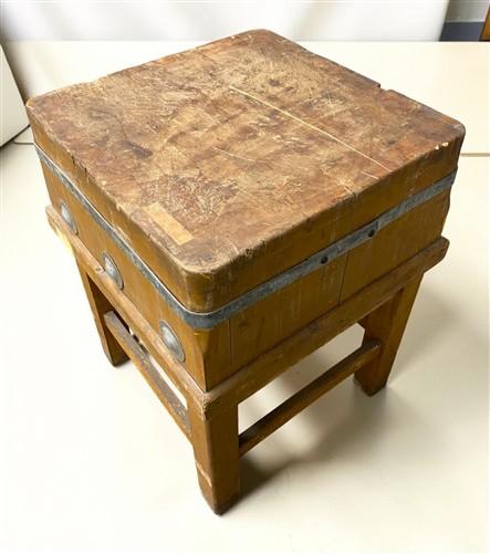 Butcher Block - Butcher Block Table Countertop, Vintage, Butcher Block Island, Kitchen Table, H by The Old Grainery (Butch...