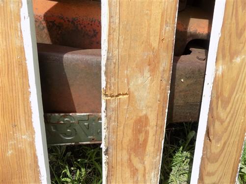 4 Wood Trim Pieces, Architectural Salvage, Reclaimed Vintage Wood Baseboard B2