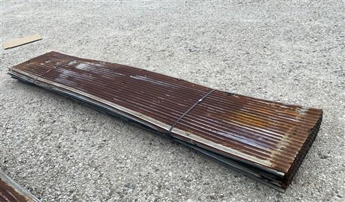 54 Sheets Reclaimed Barn Tin, 12' Corrugated Metal, 1296 Sq Ft Salvage B54