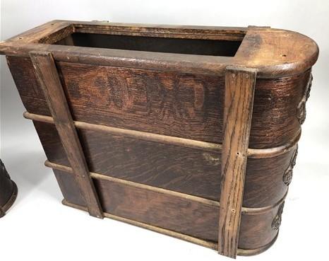 6 Sewing Machine Treadle Cabinet Drawers Singer Display Sign Wood Cubby Hole LX