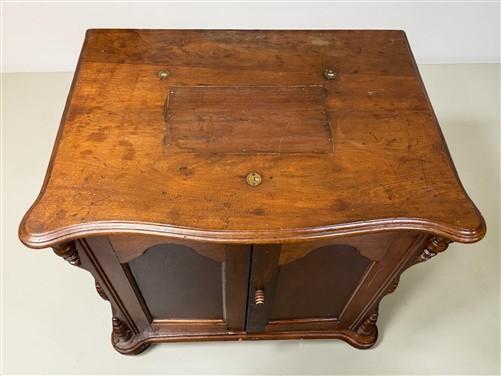 Victorian Wooden Cabinet, Vintage Bedside Cabinet, Commode w Drawers, Cupboard