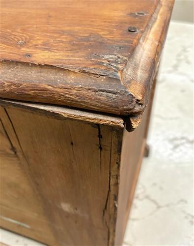 6 Drawer Architect's Flat File Cabinet, Vintage Oak Blueprint Storage File Chest