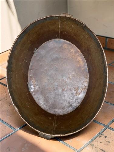 Rustic Large Metal Wash Tub Farmhouse Planter Garden Decor Galvanized Bucket, G