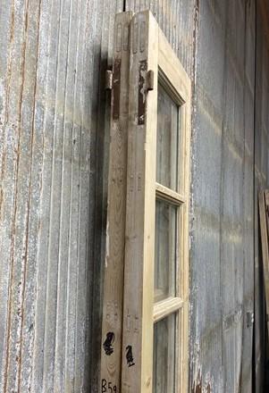 Antique French Double Doors (28x86.5) 7 Pane Glass, European Reclaimed G167