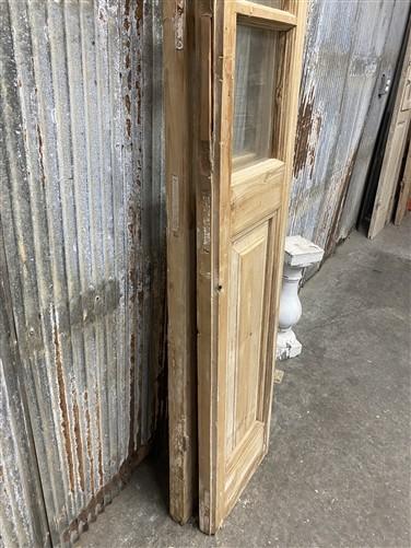 Antique French Double Doors (29.75x100) 5 Pane Glass, European Reclaimed G174