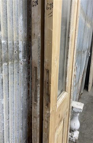 Antique French Double Doors (32.75x99.5) 1 Pane Glass, European Reclaimed G178