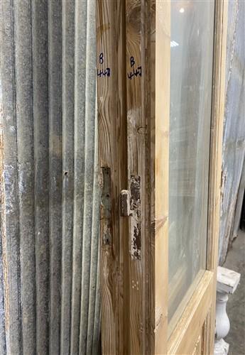 Antique French Double Doors (40x97.75) 1 Pane Glass, European Reclaimed G180
