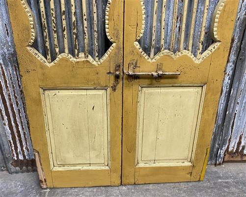 Vintage Indian Carved Teak Doors, Haveli Doors, Architectural Salvage, A116