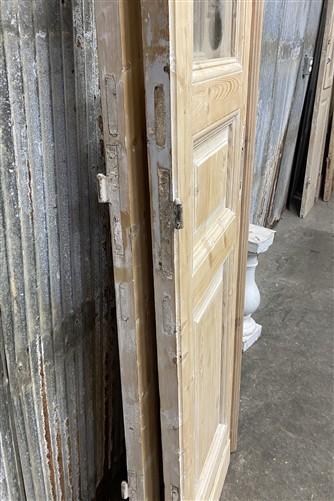 Antique French Double Doors (39.75x94.5) 1 Pane Glass, European Reclaimed G182
