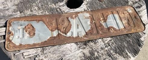 Gillease St Street Sign, 6x24 Vintage Green Road Sign, Metal Road Sign, A