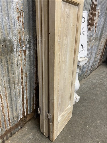 Antique French Double Doors (40.5x82.5) 3 Pane Glass, European Reclaimed G205