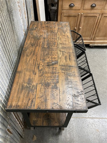 Modern Industrial, Kitchen Island, Kitchen Storage Cabinet, Harvest Table, A1