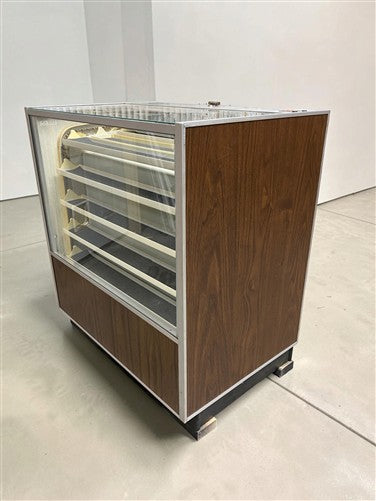 Berg Motion Case Rotating Lighted Display Case, Vintage Showcase Cabinet Working