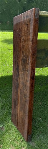 Reclaimed Wood Folding Table (68.5x22.5) Rustic Wood Dining Kitchen Island B141