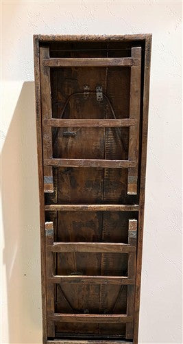 Reclaimed Wood Folding Table (68.5x23) Rustic Wood Dining Kitchen Island B143