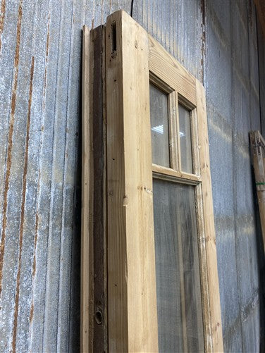 Antique French Double Doors (36.75x91) 5 Pane Glass, European Reclaimed G235