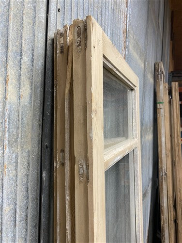 Antique French Double Doors (44x83) 2 Pane Glass, European Reclaimed G247