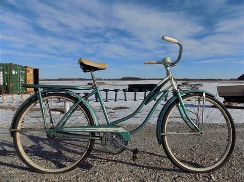 1950s Rollfast Girls Bicycle, Snyder Built SE Vintage Bike, Serial# B2 –  The Old Grainery