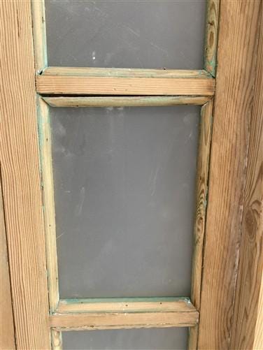 Antique French Double Doors (71x88) Frosted Glass European SideLite Jamb C3
