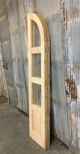 Home & Living > Home Improvement > Doors & Locks > Doors - Arched French Double Doors (36x80.5) 3 Pane Glass European Styl...