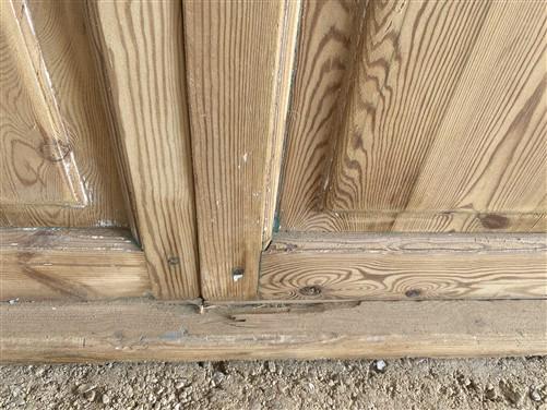 Antique French Double Doors (71x88) Frosted Glass European SideLite Jamb C8