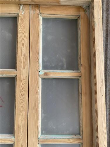 Antique French Double Doors (71x88) Frosted Glass European SideLite Jamb C14