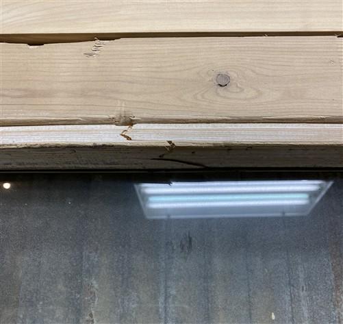 Antique French Single Door (27.5x82) Glass Pane Door with Jamb, Encased Door T12