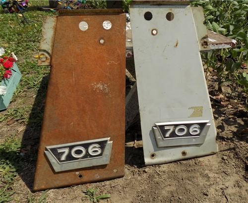 Tractor Parts - 2 706 Farmall Tractor Panels Vintage Advertising Implement Sign Farm Country a by The Old Grainery (antiqu...