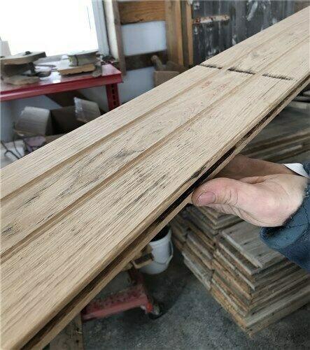 Solid White Oak Flooring, Hardwood Oak Wood Floor, Tongue Groove Unfinished