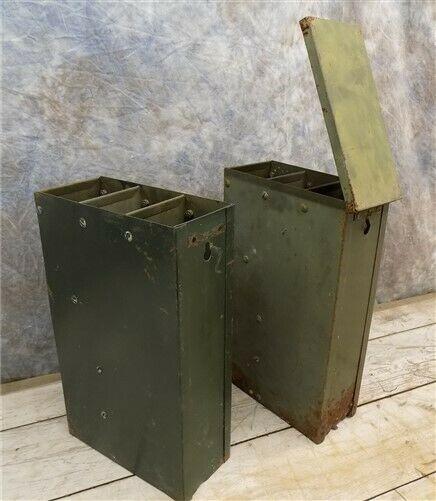 2 Pharmacy Prescription Dispensers Country Store Display Cabinet Cubby Vintage a