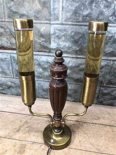 Home & Living > Lighting > Lamps, Shades & Bases > Lamps > Accent Lamps - 1960s Florence Art Astro Lite Double Glitter Lav...