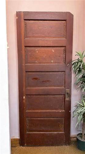 Vintage American Door (31.5x80) Five Panel Interior Door