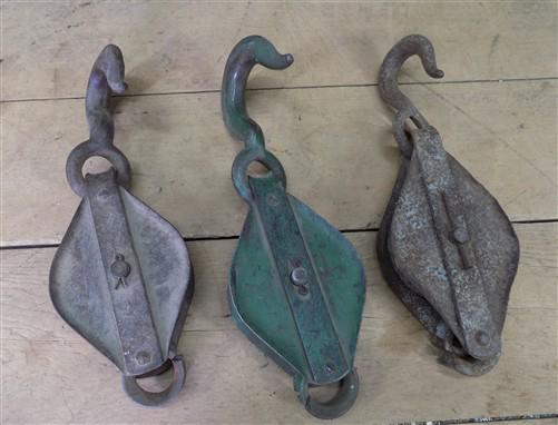 Lot Pulleys Industrial Age Metal Steampunk Factory Flywheel Machine Decor u
