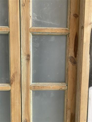 Antique French Double Doors (71x88) Frosted Glass European SideLite Jamb C12
