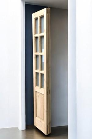 French Double Door (30.5x80.5) 8 Pane Frosted Glass Door European Styled EM42