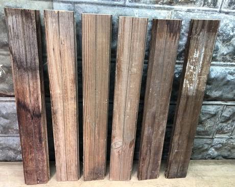 Craft Supplies & Tools > Raw Materials > Wood > Boards & Planks - Reclaimed Wainscoting Bead Board Pieces, Architectural S...