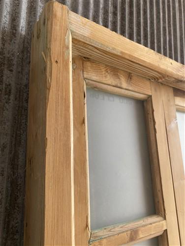 Antique French Double Doors (71x88) Frosted Glass European SideLite Jamb C7