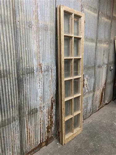 Antique French Double Doors (44x87.5) European Doors, 12 Pane Glass Doors, G164