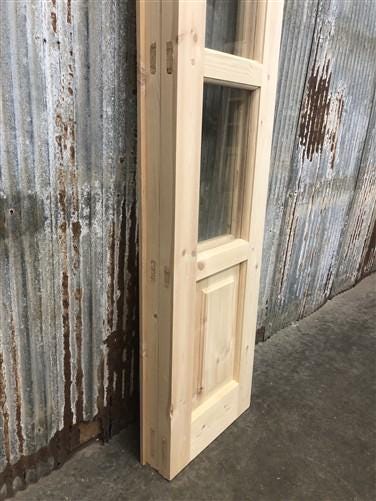 Arched French Double Doors (32x80.5) 3 Pane Glass European Styled Doors O15
