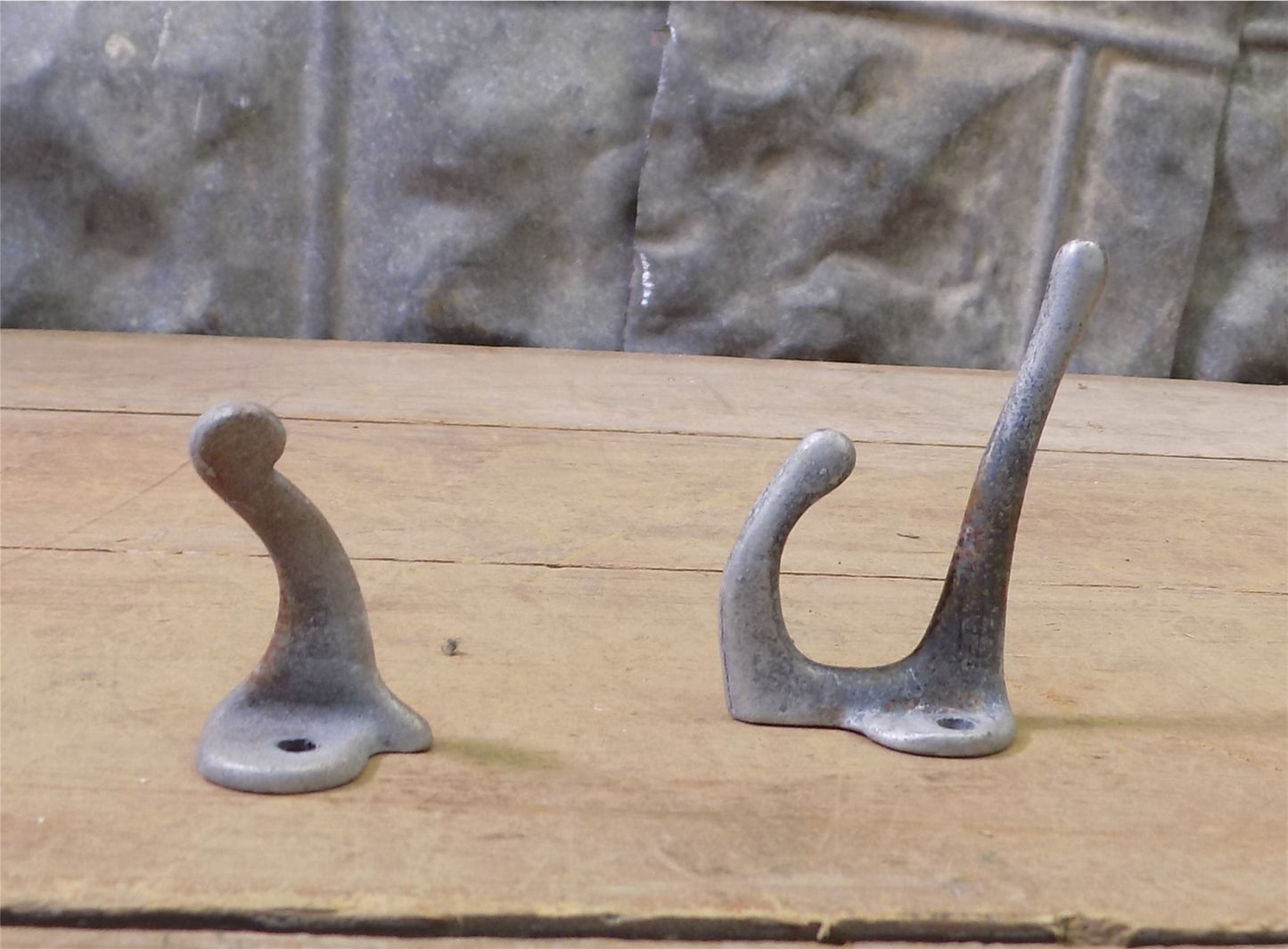 Lot Gym Locker Hooks, Metal Jr High School Locker Hooks, Vintage Gym Hardware,