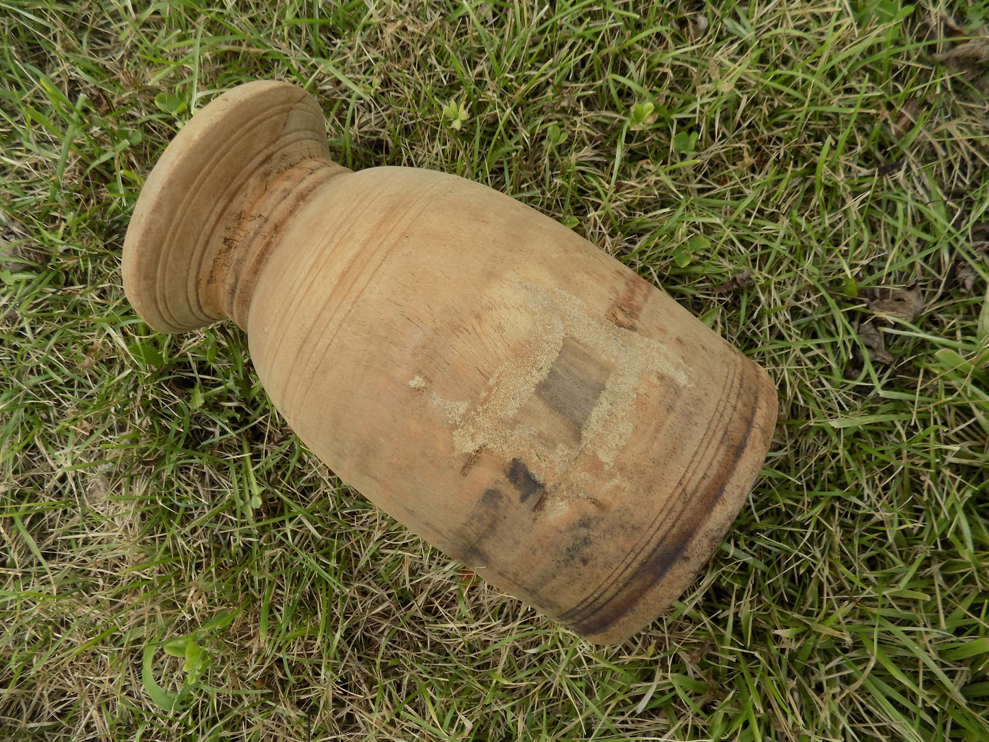 Wooden vase - Water Jug, Wood Pot, Wood Vase, Rustic Planter, Modern Farmhouse, European X by The Old Grainery (10 inch ta...