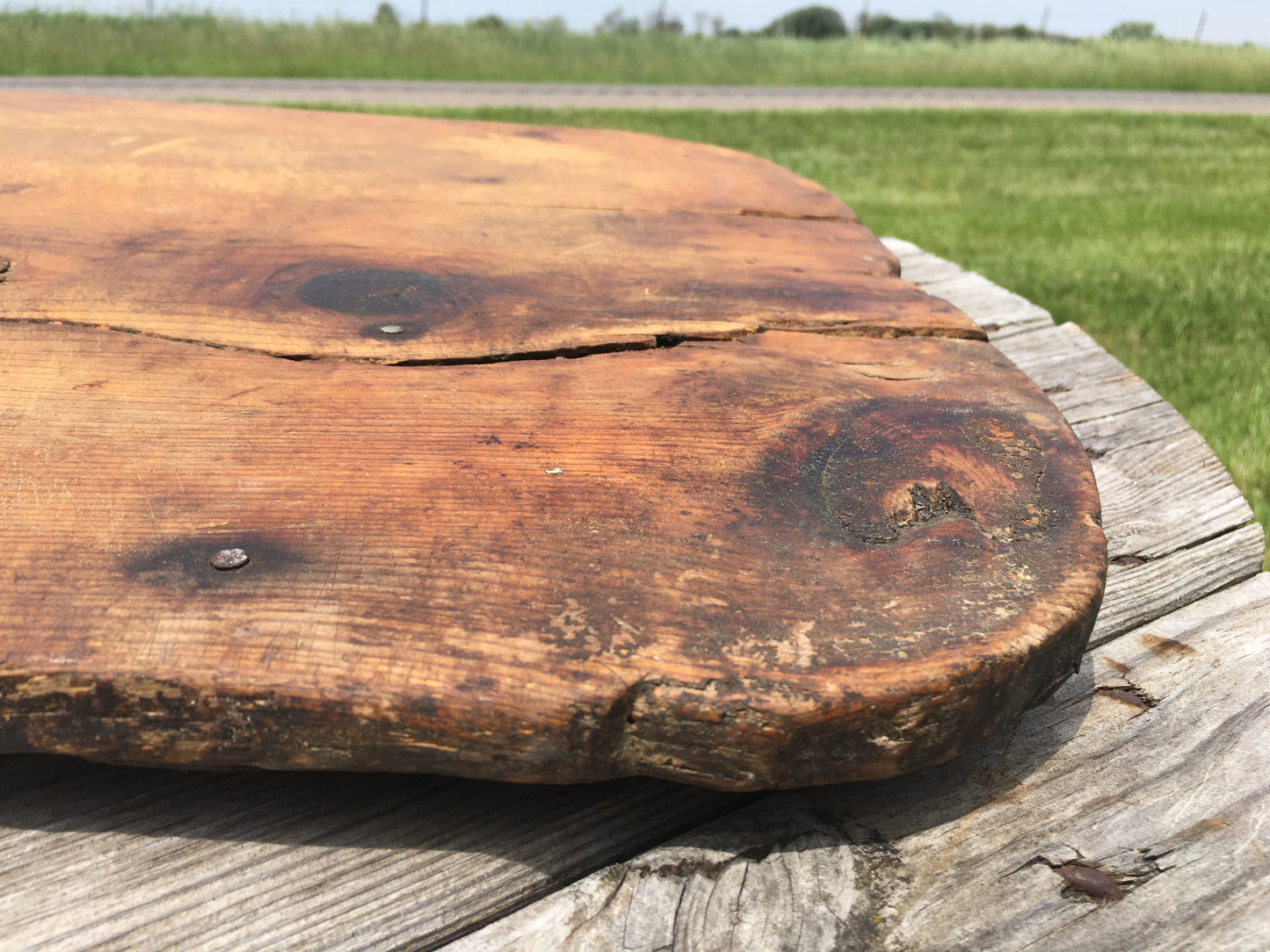 small bread board - XL Vintage Turkish Bread Board, Wood Bread Board, Charcuterie Cheese Board B12, by The Old Grainery (B...