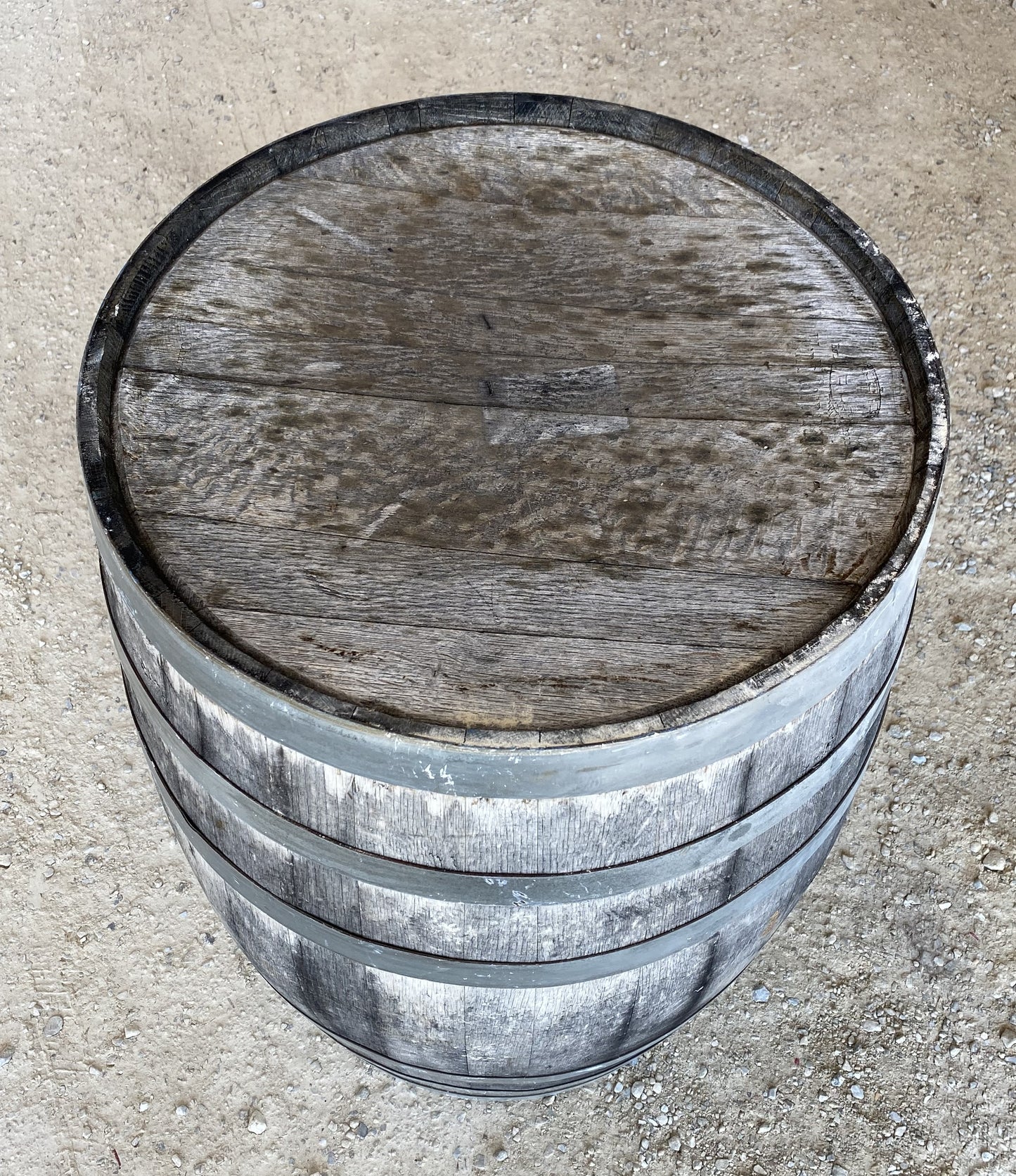 Whiskey Wine Barrel, Vintage Reclaimed Used Wood Barrel, Primitive Rum Keg, H