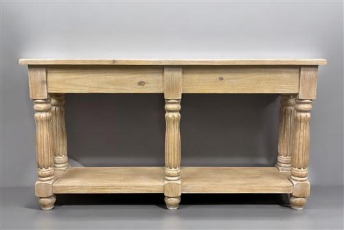 Home & Living > Furniture > Living Room Furniture > Coffee & End Tables - 60" Sofa Table with Drawers, Coffee Table, Entry...