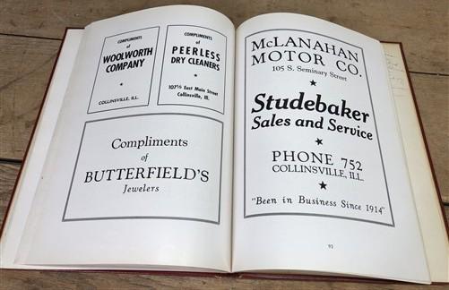 Books, Movies & Music > Books > Reference Books - 1944 Kahokian Collinsville Township Illinois High School Yearbook, WW2 E...